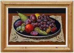 Len Gray - 1993 Oil, Still Life of a Fruit Bowl