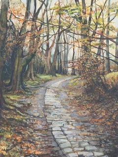 Leo Crabtree - 2011 Oil, Dean Lane Bridleway