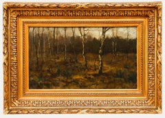 Léon Huygens (1876-1918) - Early 20th Century Oil, The Forest Clearing