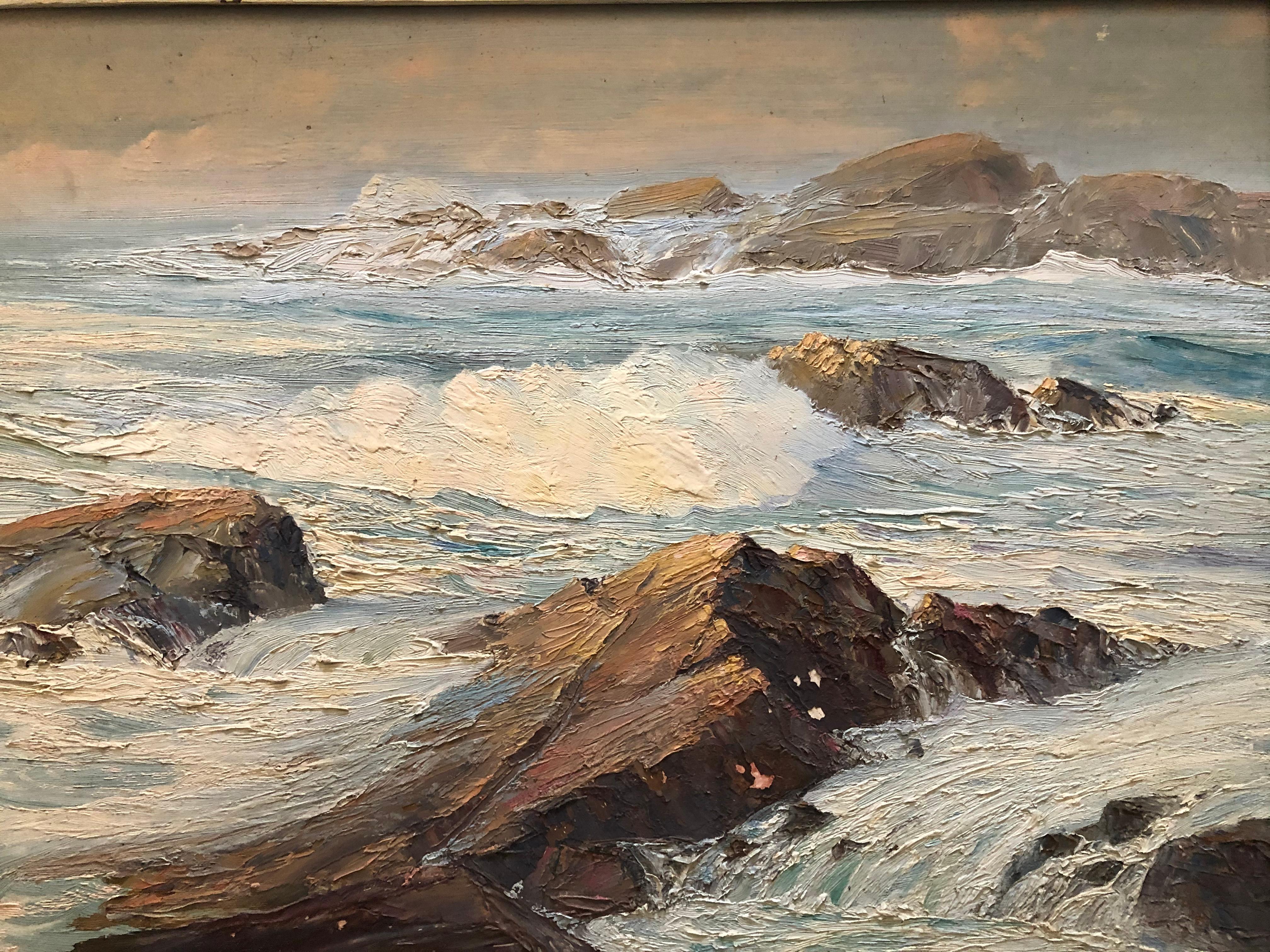 Leonard C. Lane - Realist Painting by Unknown