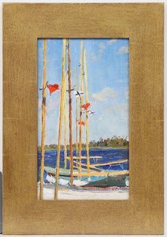 Leonid Petrovitch Baikov (1918-1994) - Mid 20th Century Oil, The Regatta
