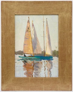 Leonid Petrovitch Baikov (1918-1994) - Sailboat Reflections