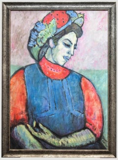 Leonie Seeley after Alexej von Jawlensky - 1997 Oil, Fruit Hat