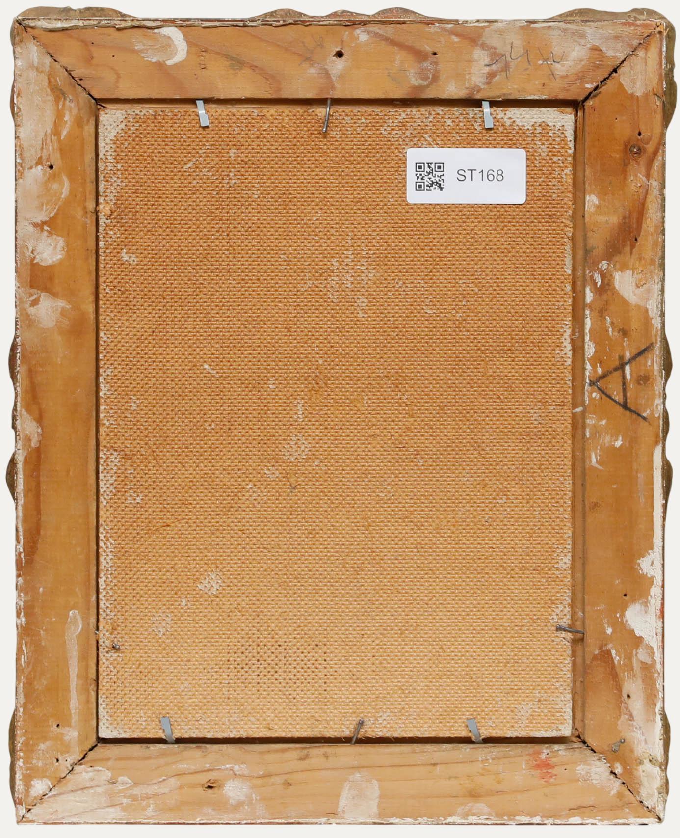 Leonora Johanna van Bijsterveld (1888-1955) - Gerahmtes Öl, Blumen in einem grünen Krug (Braun), Still-Life Painting, von Unknown