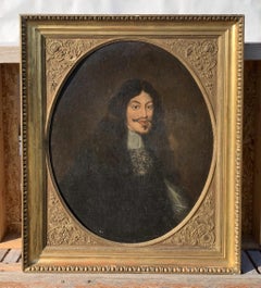 Leopold of Habsburg portrait - 17-18th century Austrian figure painting