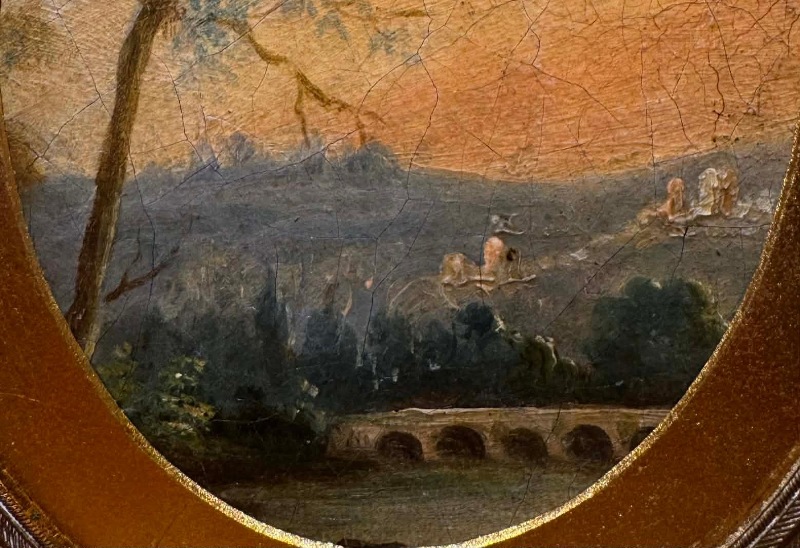 Les Causses du Minervois - Landscape Painting Marrón de Unknown