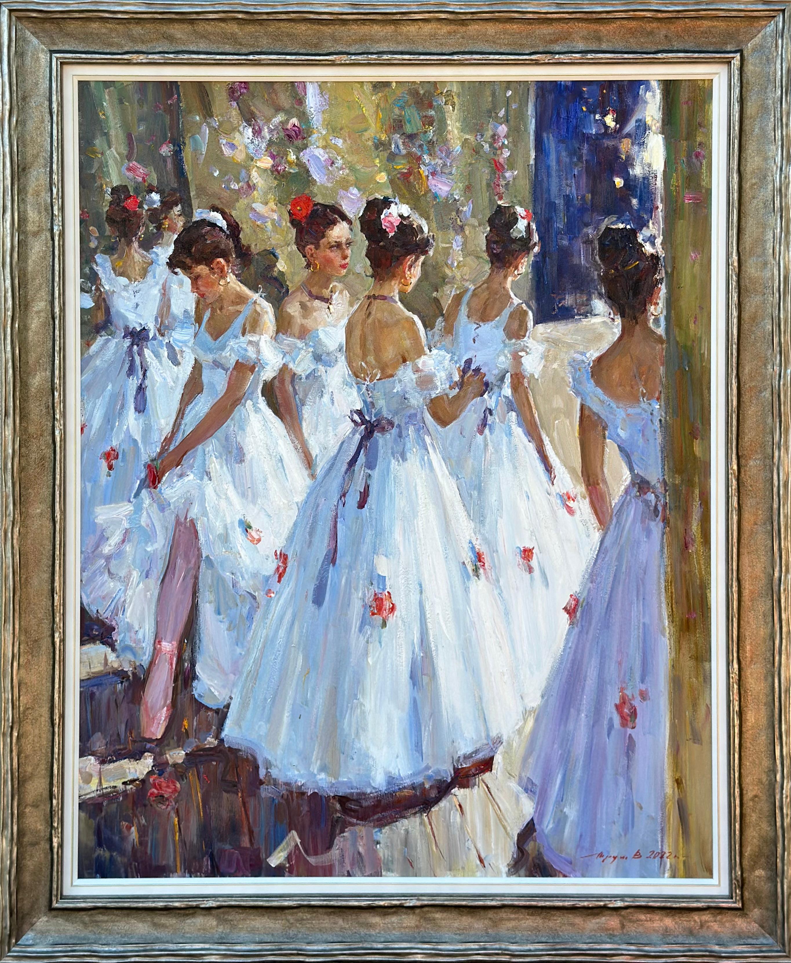 Les danseurs sont prets - I ballerini sono pronti - Painting di Vladimir Trush