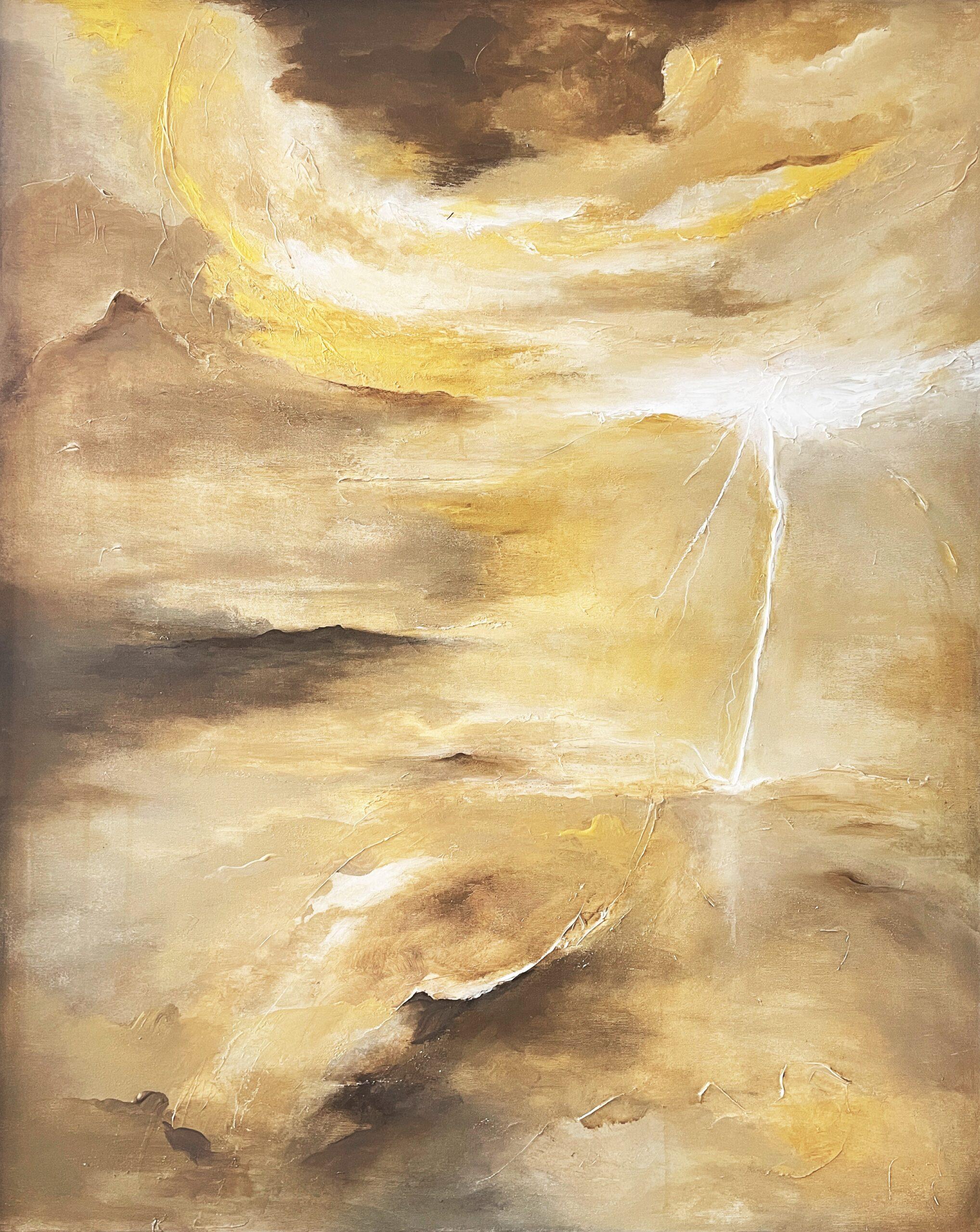 Lightning by Ruth Saidely - Painting by Unknown