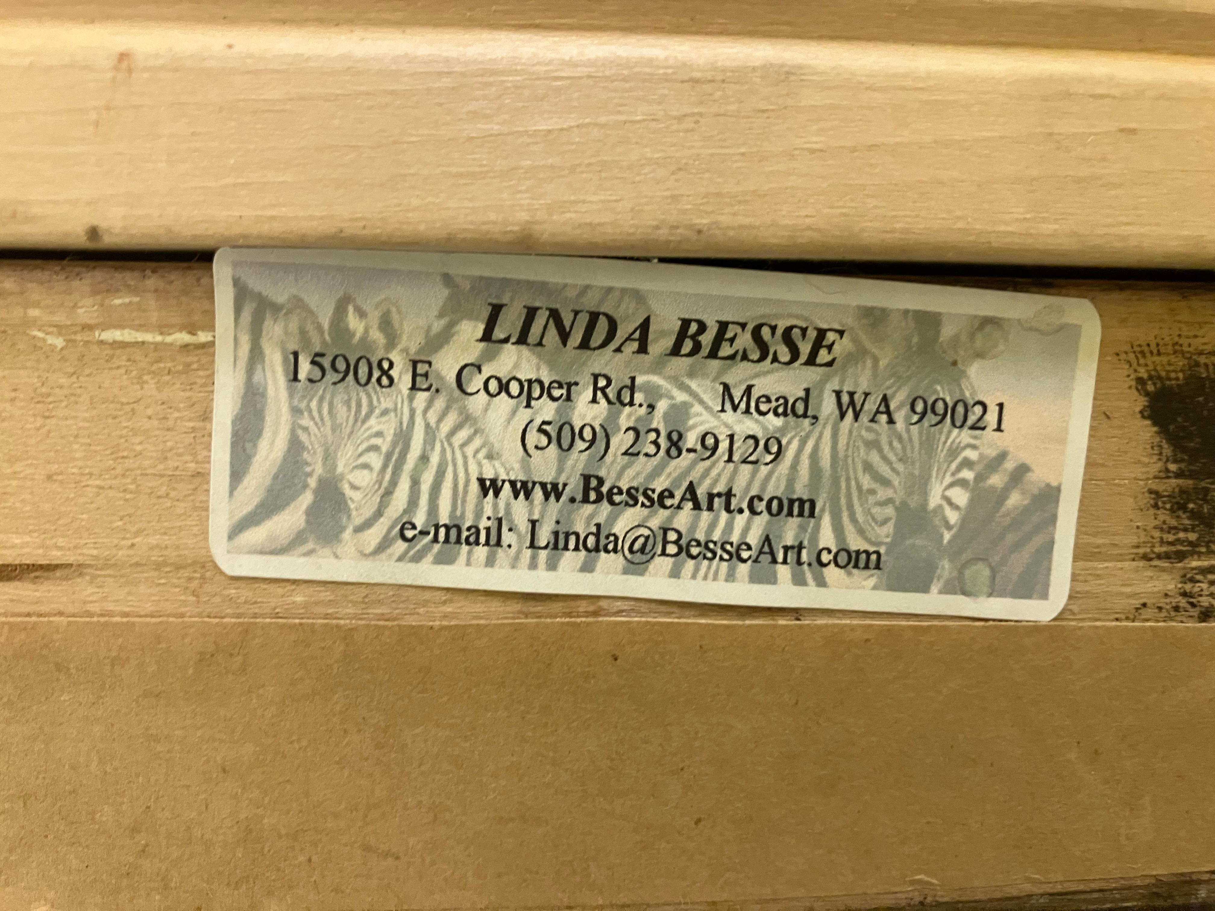 Linda Besse Leopard auf der Jagd im Angebot 1