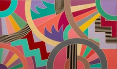 Composizione geometrica in stile Frank Stella