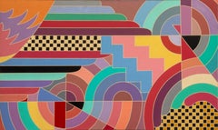 Composizione geometrica in stile Frank Stella