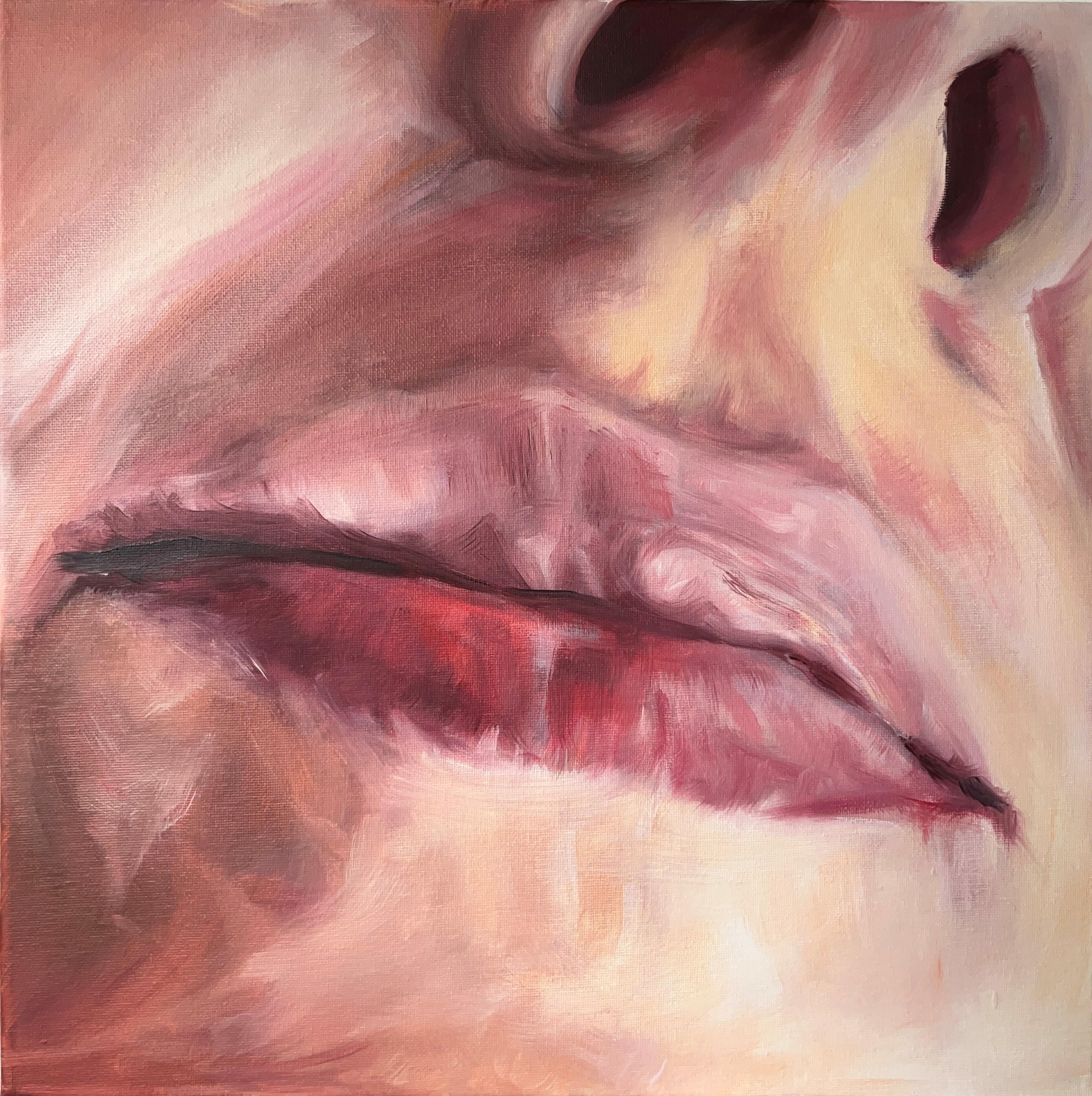 LIPS by Anna Jung - Painting by Unknown
