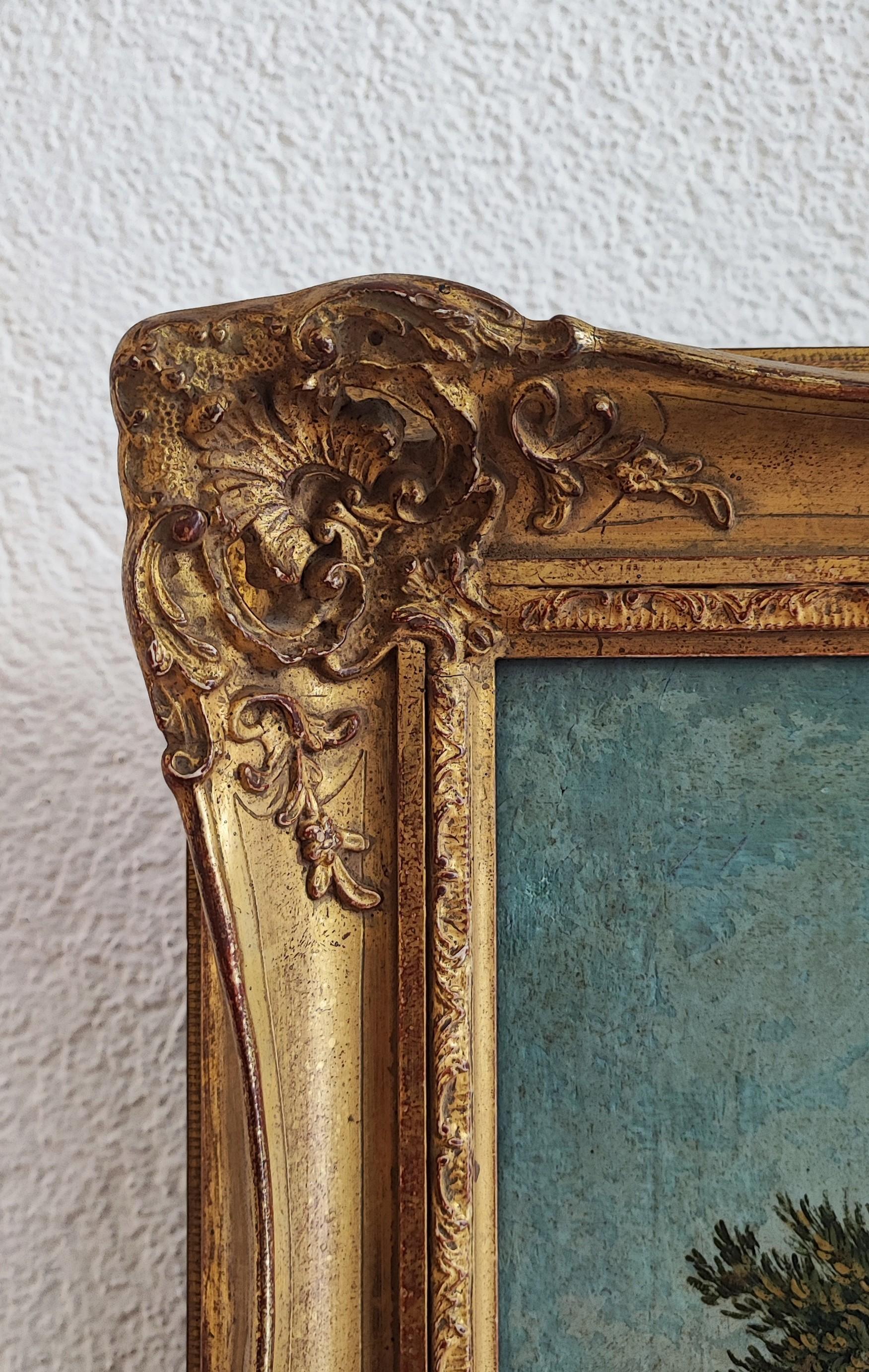 Paisaje animado a lo largo del Tíber, Italia en venta 3