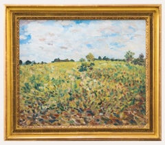 Lorenz - 20th Century Oil, View of the Poppy Field