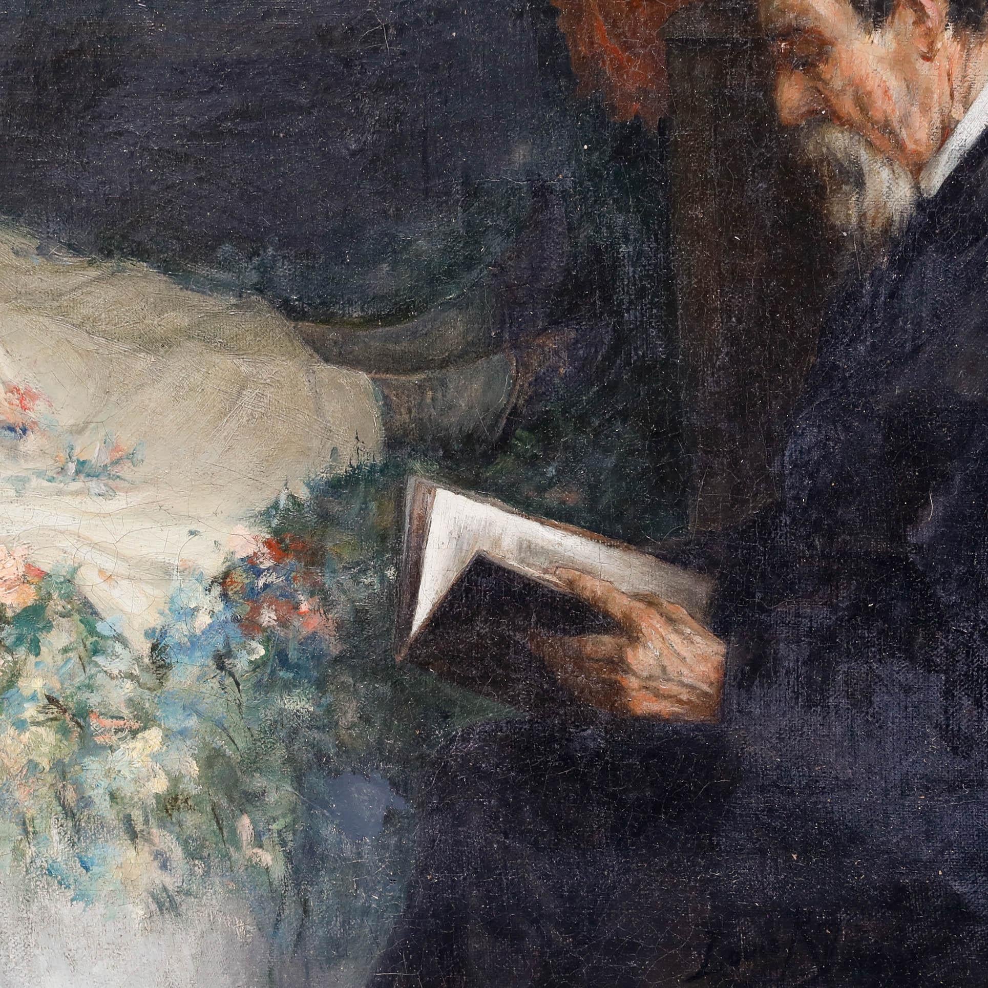 Louis Rigaux (1887-1954) - Huile du début du 20e siècle, Mort d'Alline en vente 1