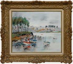 Louis Rosan (b.1926) - Mid 20th Century Oil, Sailboats