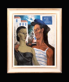 Lovers At Rue De Anges Villeneuve-Loubet, circa 1920