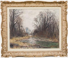 Lucien Cahen-Michel (1888-1979) - Mid 20th Century Oil, Winter in the Woods