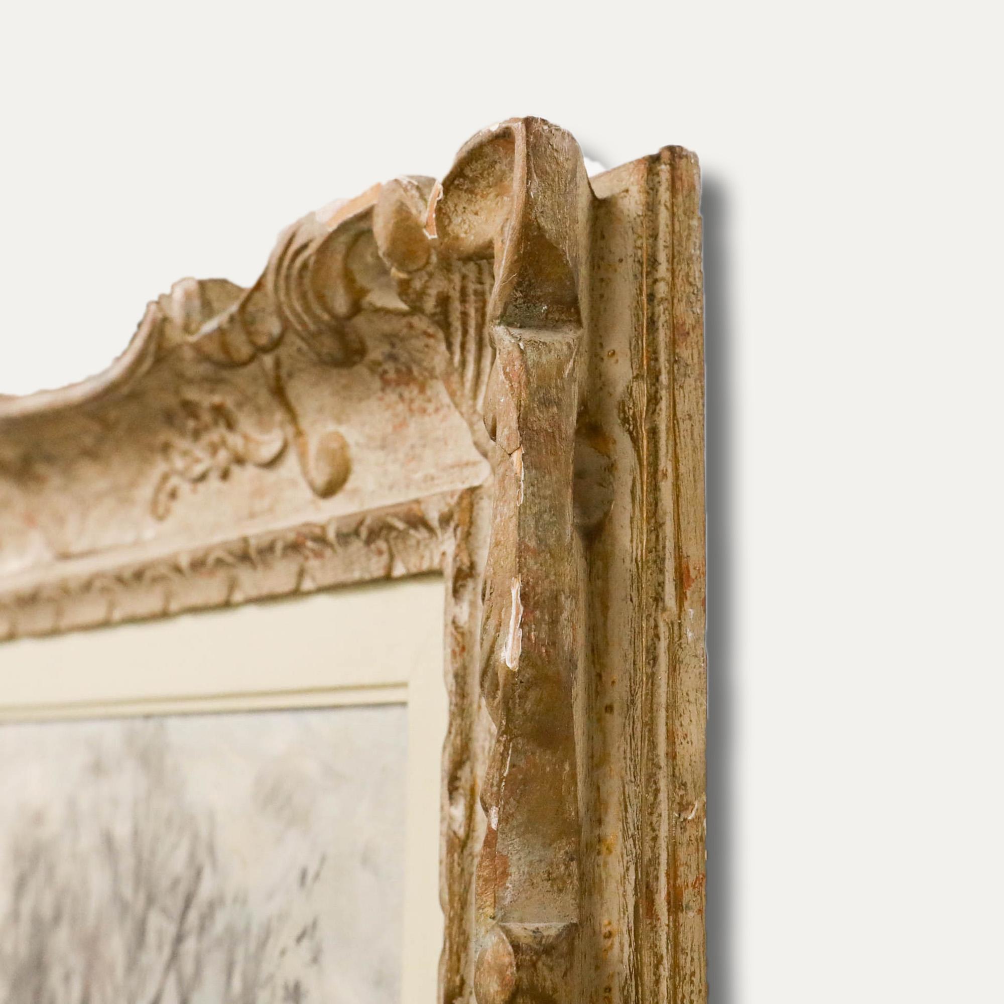 Lucien Cahen-Michel (1888-1979) - Mitte 20. Jahrhundert Öl, Winter in den Wäldern (Braun), Landscape Painting, von Unknown