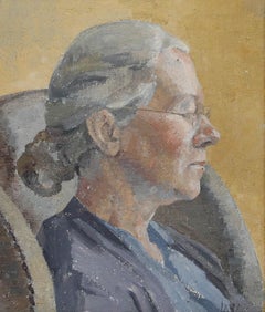 Lucy Wynne - c. 1950 Oil, Portrait of Dr Rosalind Pole Stuart