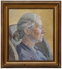 Lucy Wynne - c. 1950 Oil, Portrait of Dr Rosalind Pole Stuart