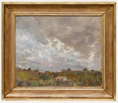 Luis Adolfo Cordiviola (1892-1967) - Olio del 1944 incorniciato, Pioggia in arrivo
