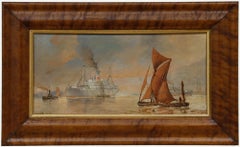 M. Morris  - 1912 Oil, Pulling The Passenger Ship