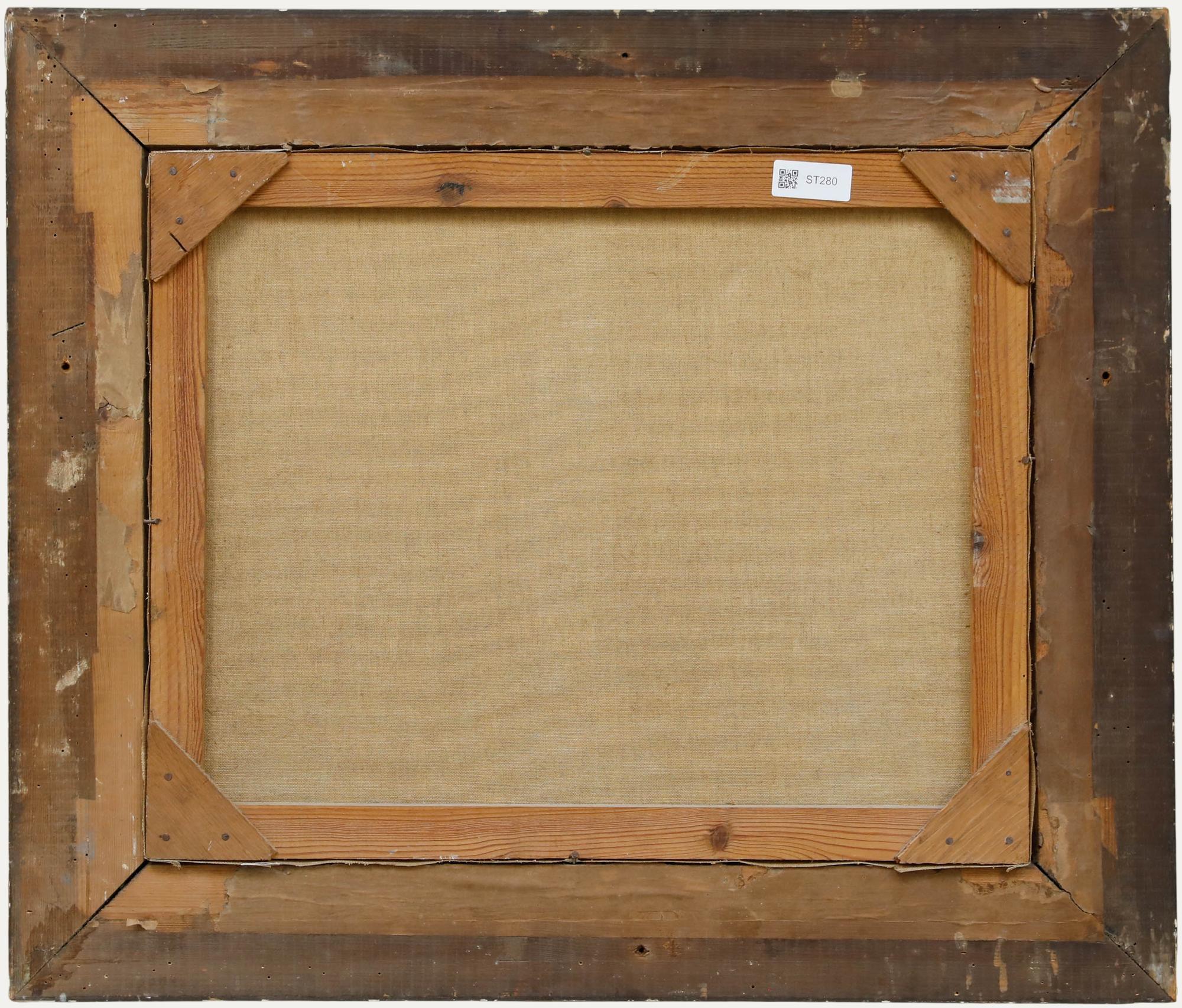 M. Pensec - Gerahmtes Öl des 20. Jahrhunderts, Le Port de Concarneau (Braun), Landscape Painting, von Unknown