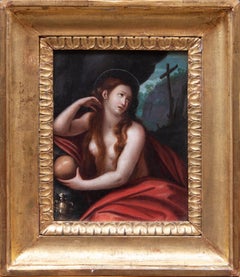 Antique Penitent Magdalene - 17th century painter