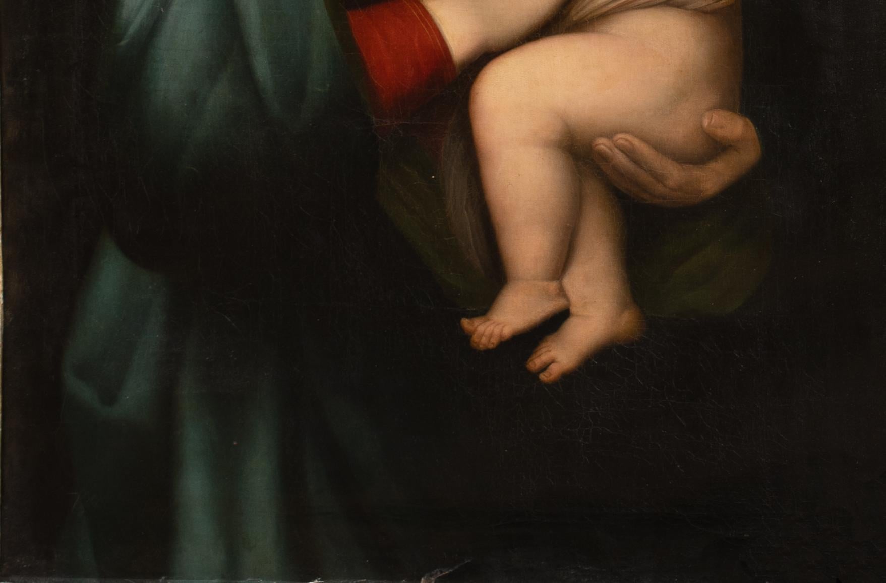 Madona Del Granduca, 18th Century after Raphael (1483-1520) Large 18th Century For Sale 6