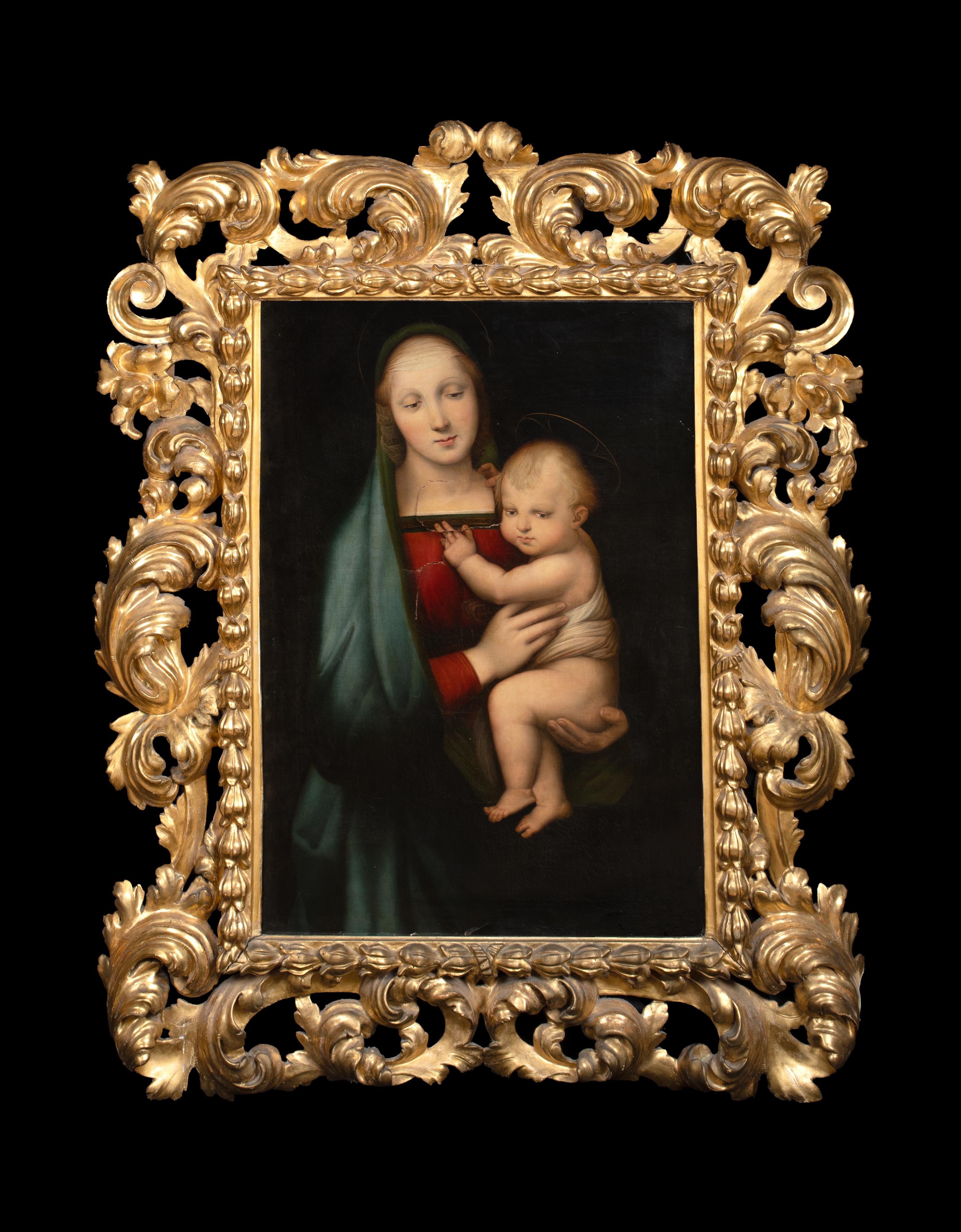 Madona Del Granduca, 18th Century after Raphael (1483-1520) Large 18th Century - Painting by Unknown