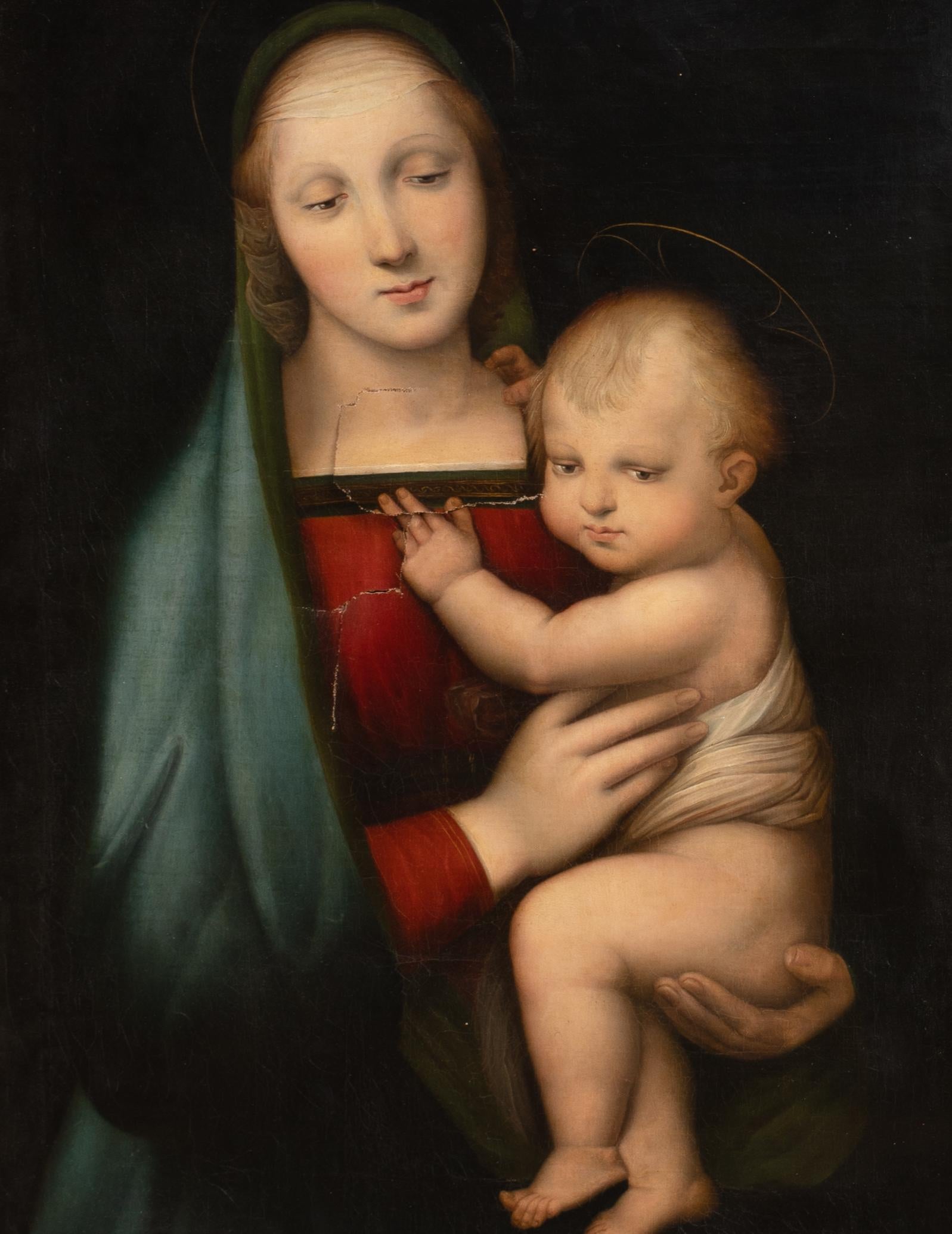 Madona Del Granduca, 18th Century after Raphael (1483-1520) Large 18th Century For Sale 1