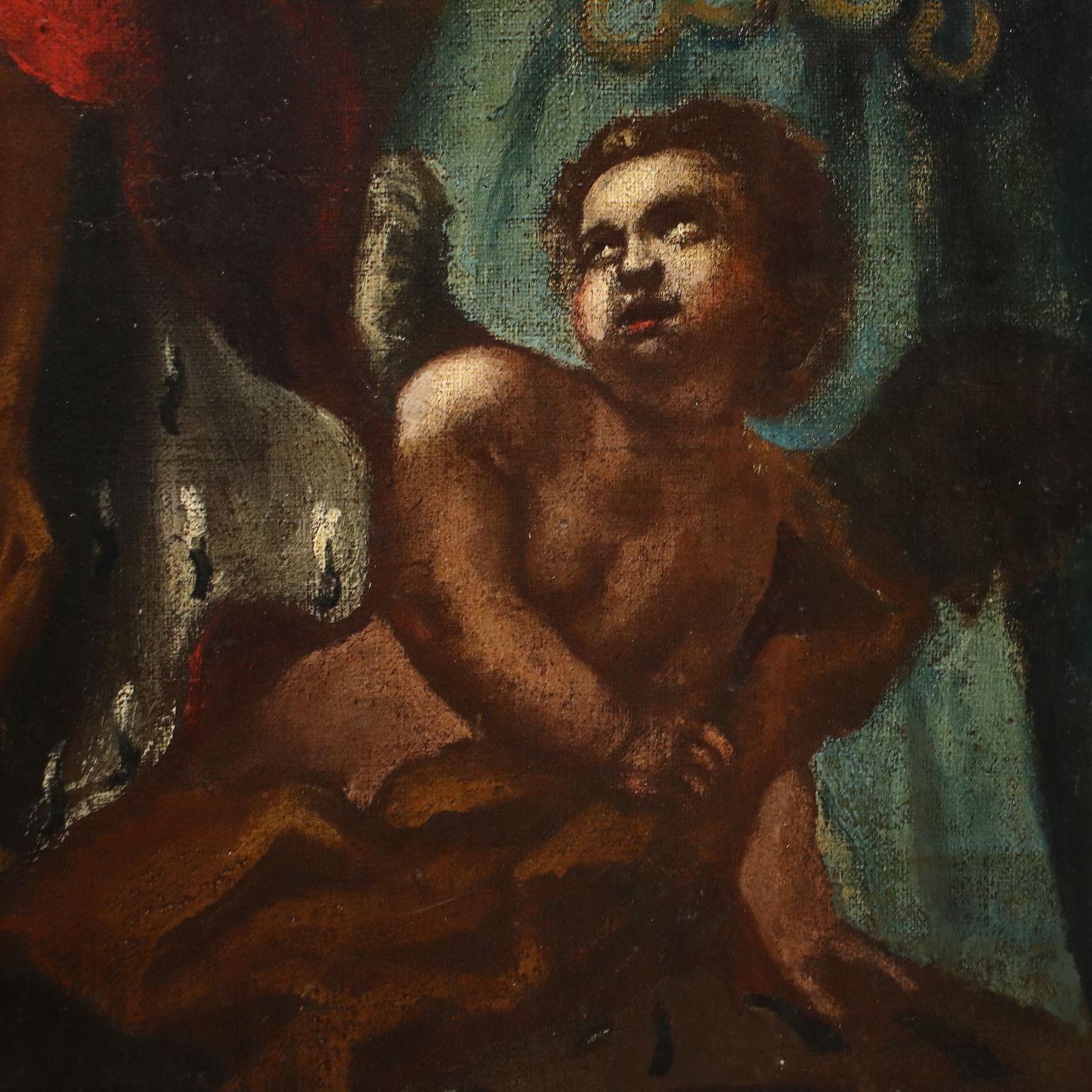 Madonna and Child with Saints, XVIIth - XVIIIth century 4