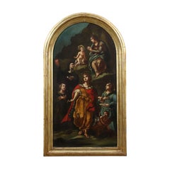 Madonna and Child with Saints, XVIIth - XVIIIth century