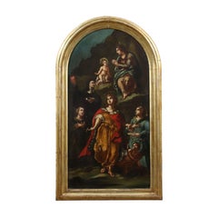 Madonna and Child with Saints, XVIIth - XVIIIth century