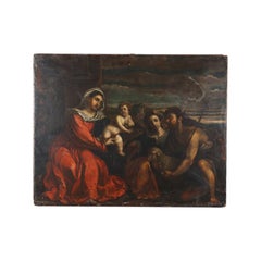 Madonna and Child with St. John the Baptist and St. Catherine, 1600s