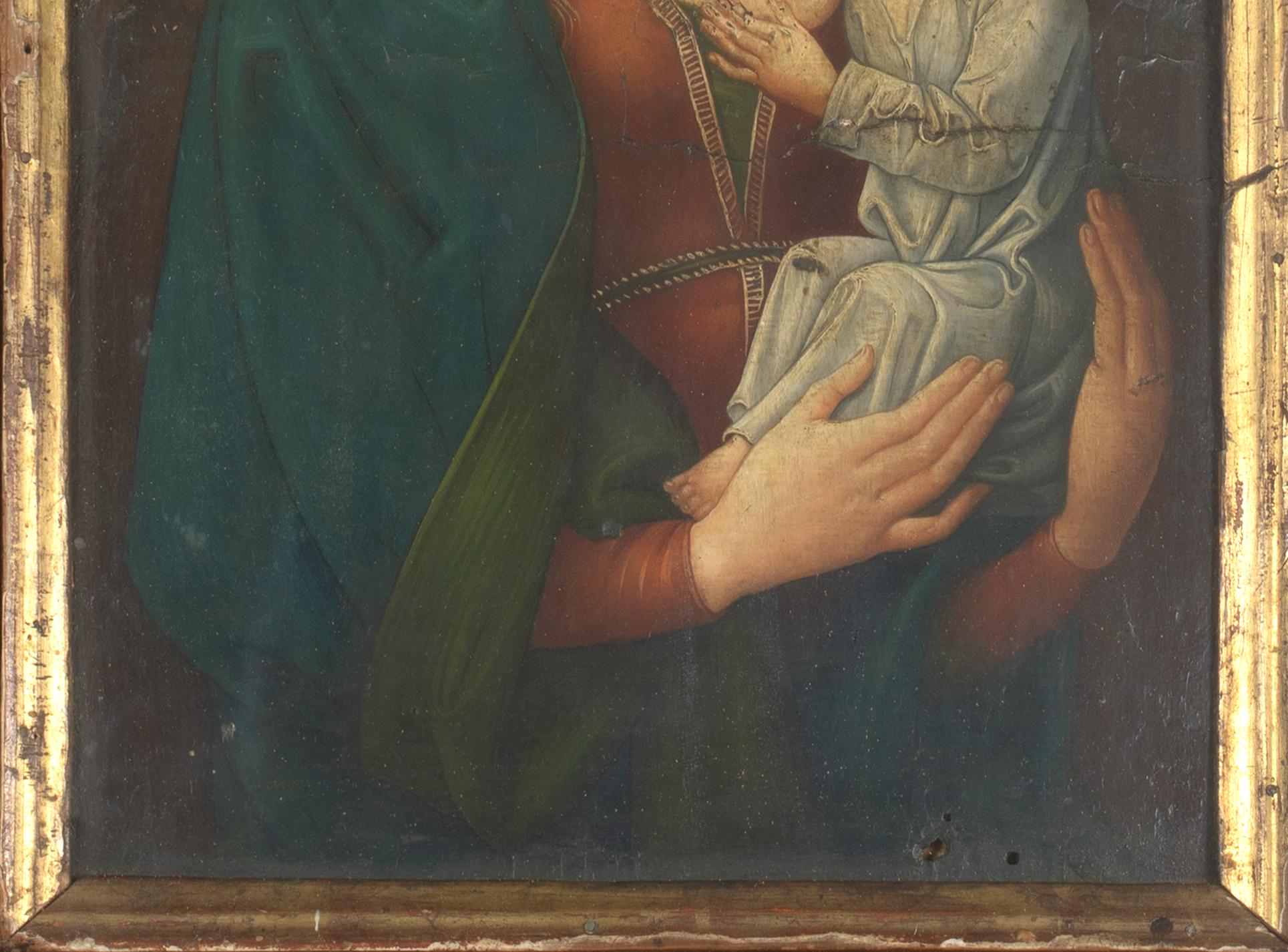 Madonna & Child, 15th Century  Italian Renaissance Tuscan School For Sale 2