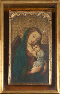 Madonna & Child, 15e siècle École toscanne de la Renaissance italienne
