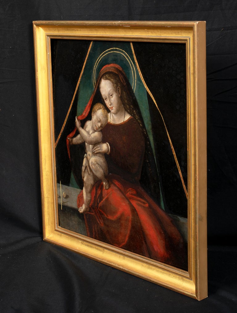 Unknown - Madonna and Child, 16th 17th Century For Sale at 1stDibs