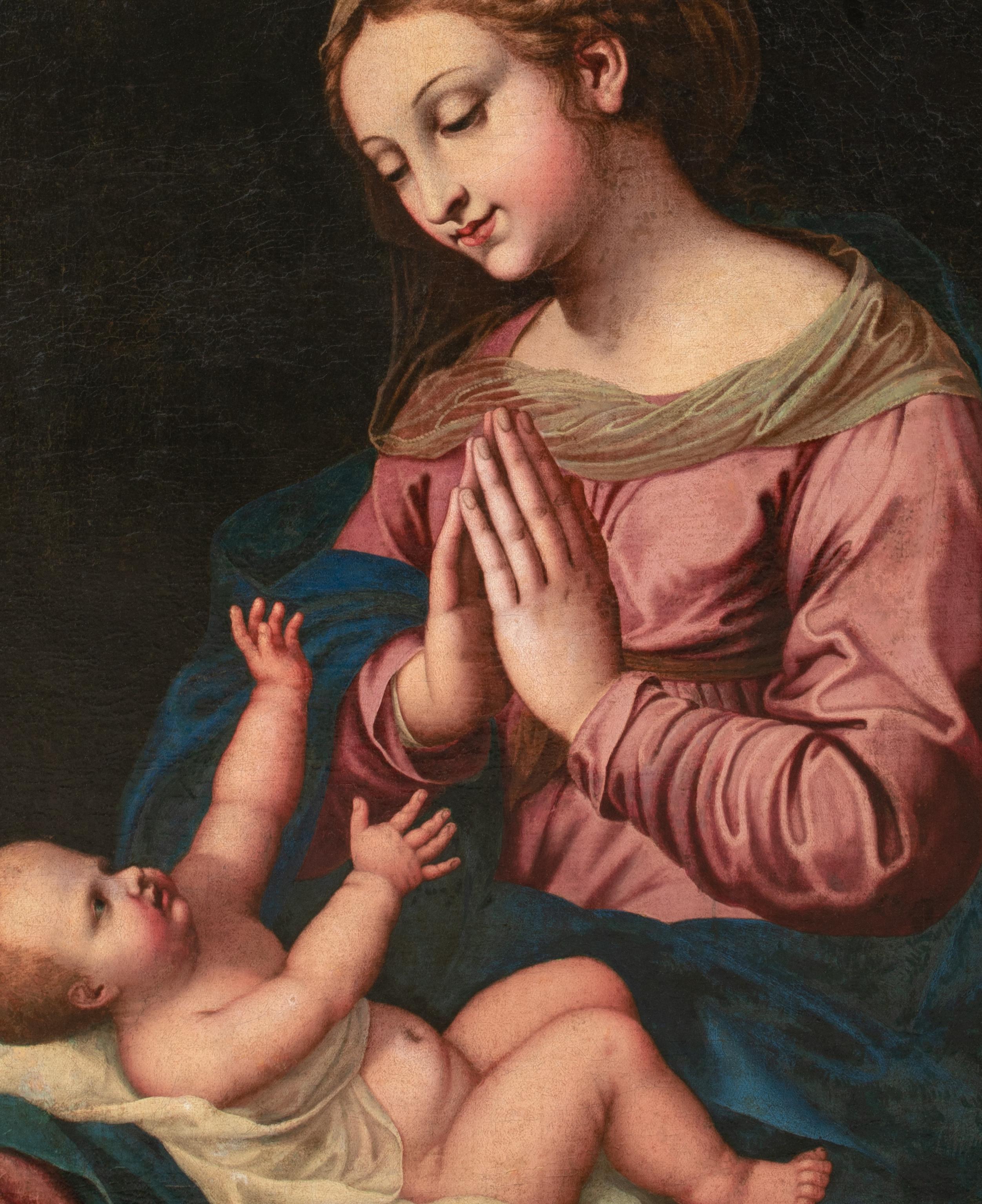 Madonna & Child, XVI secolo  Scuola di LUCA PENNi (1500-1556) 1