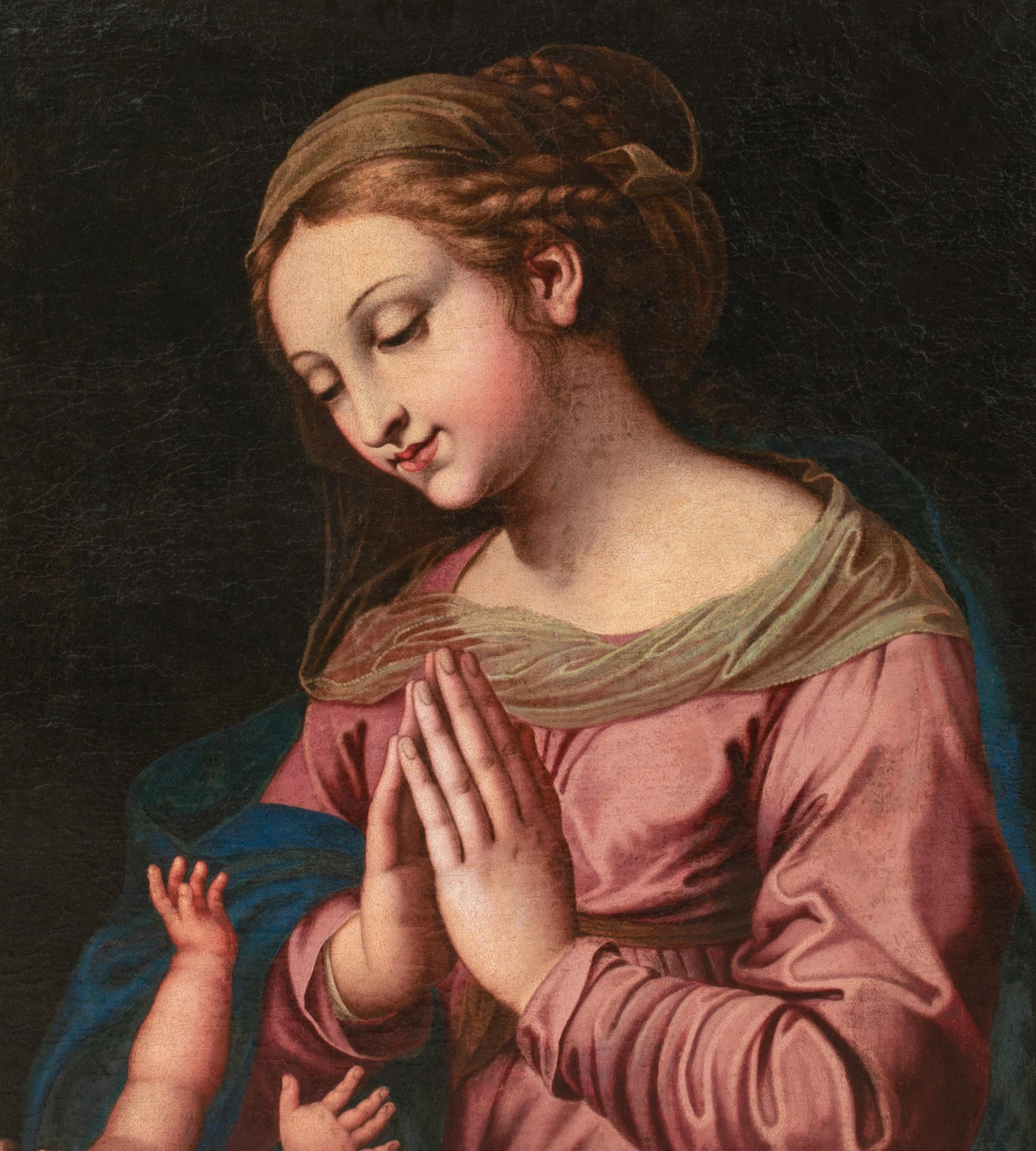 Madonna & Child, XVI secolo  Scuola di LUCA PENNi (1500-1556) 3