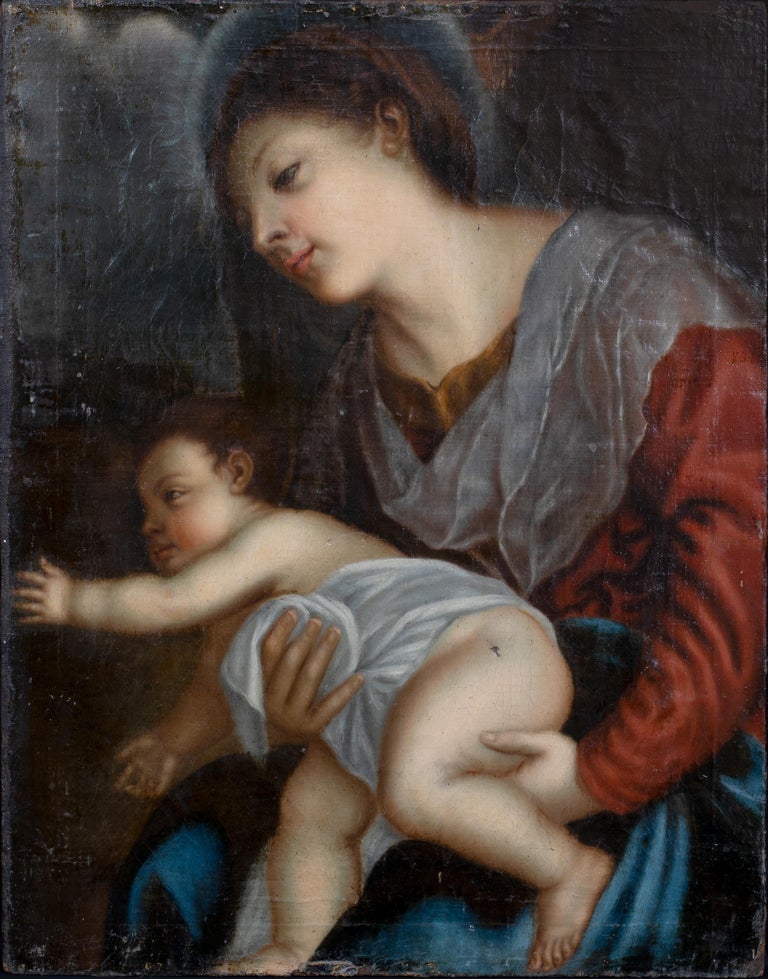 Unknown - Madonna and Child, 18th Century For Sale at 1stDibs