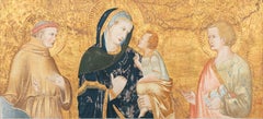 Madonna, Child & Saints, oil on panel