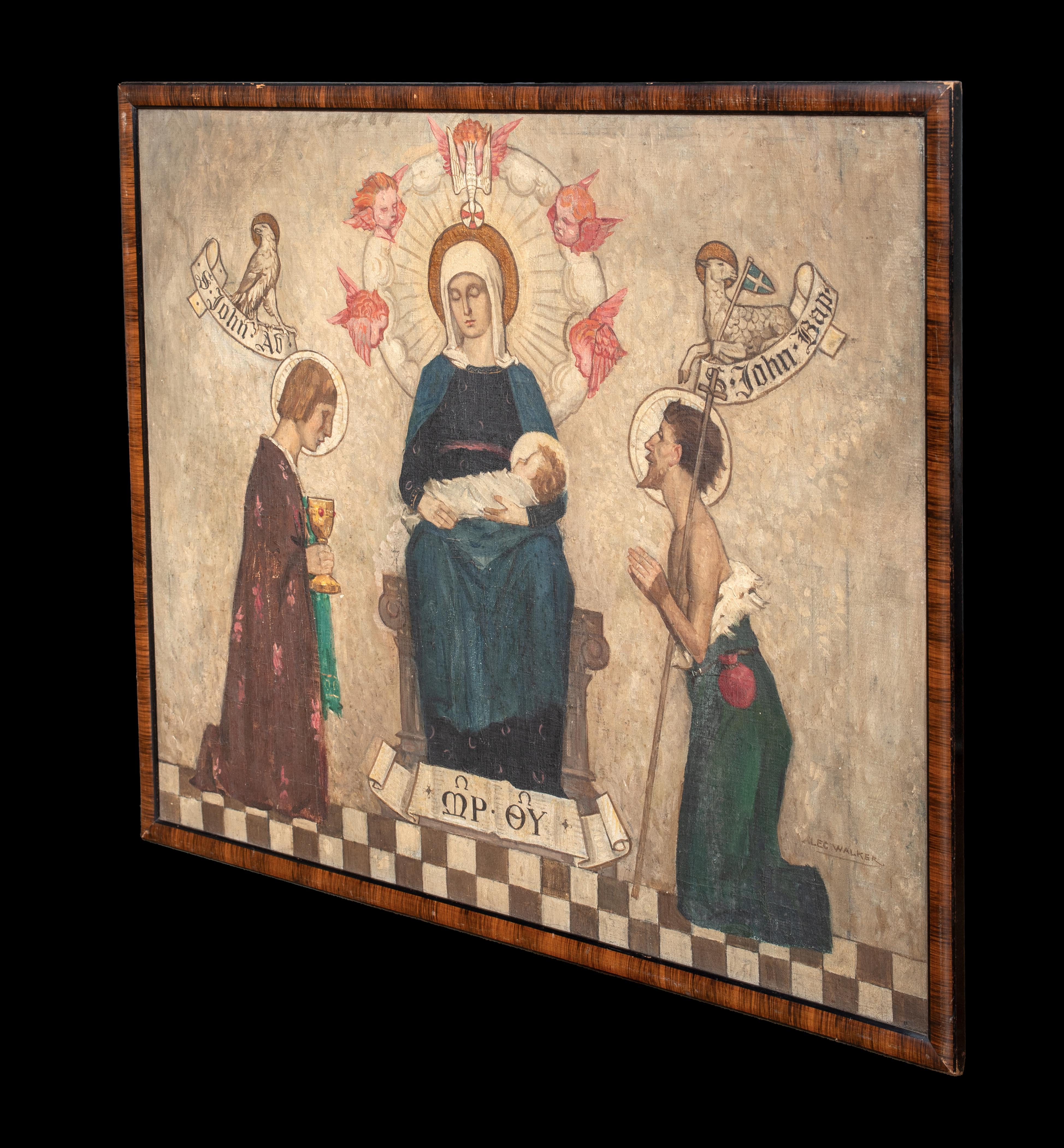 Madonna, Child, St John & St John the Baptist, 19th Century For Sale 4