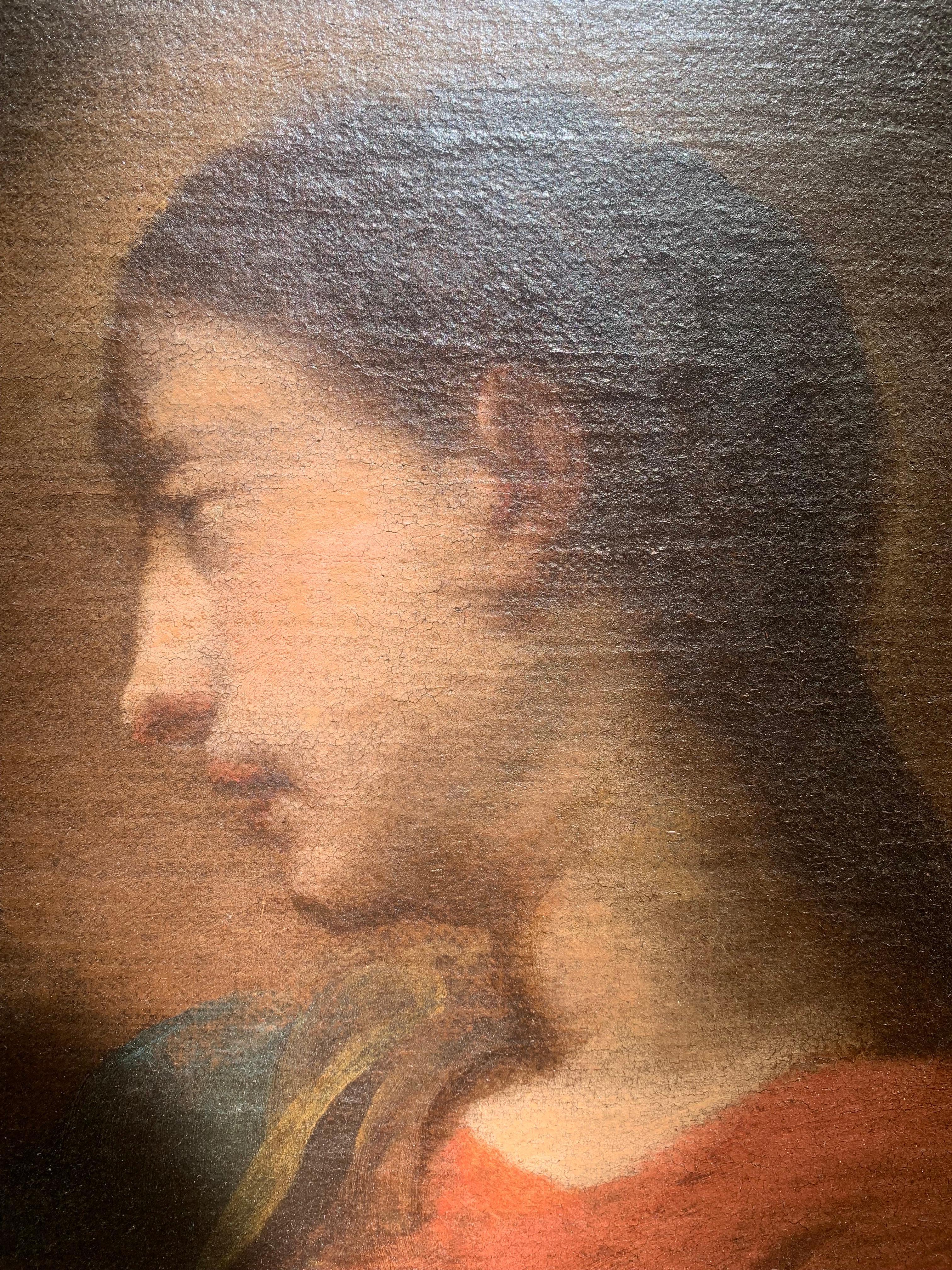 Madonna con il libro. Scuola Genovese. Seguace di Bernardo Strozzi. 10