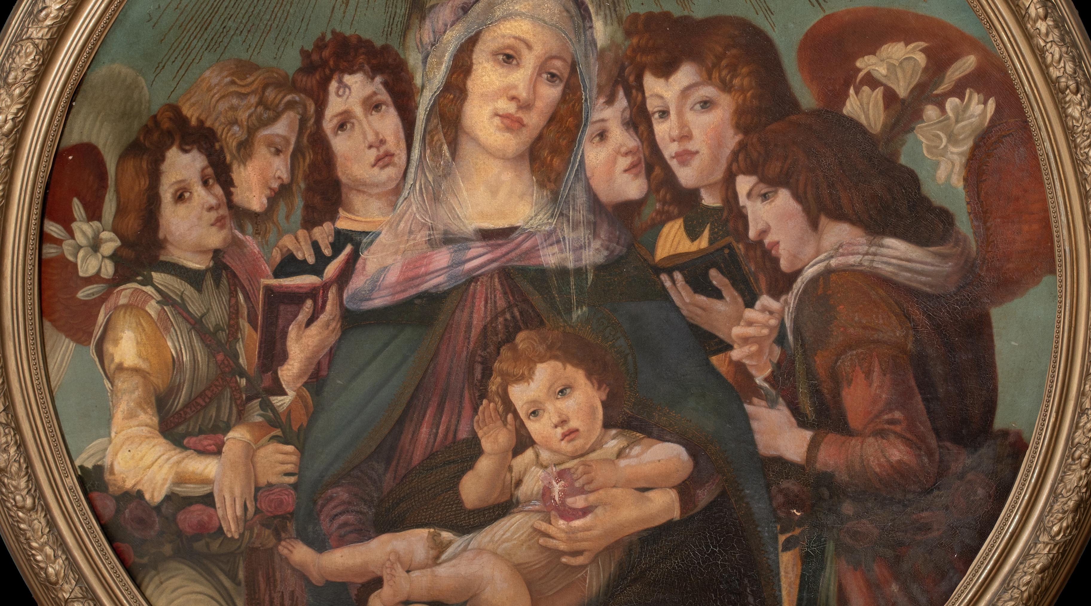 Madonna della Melagrana (Madonna mit dem Granatapfel), 17. Jahrhundert im Angebot 6