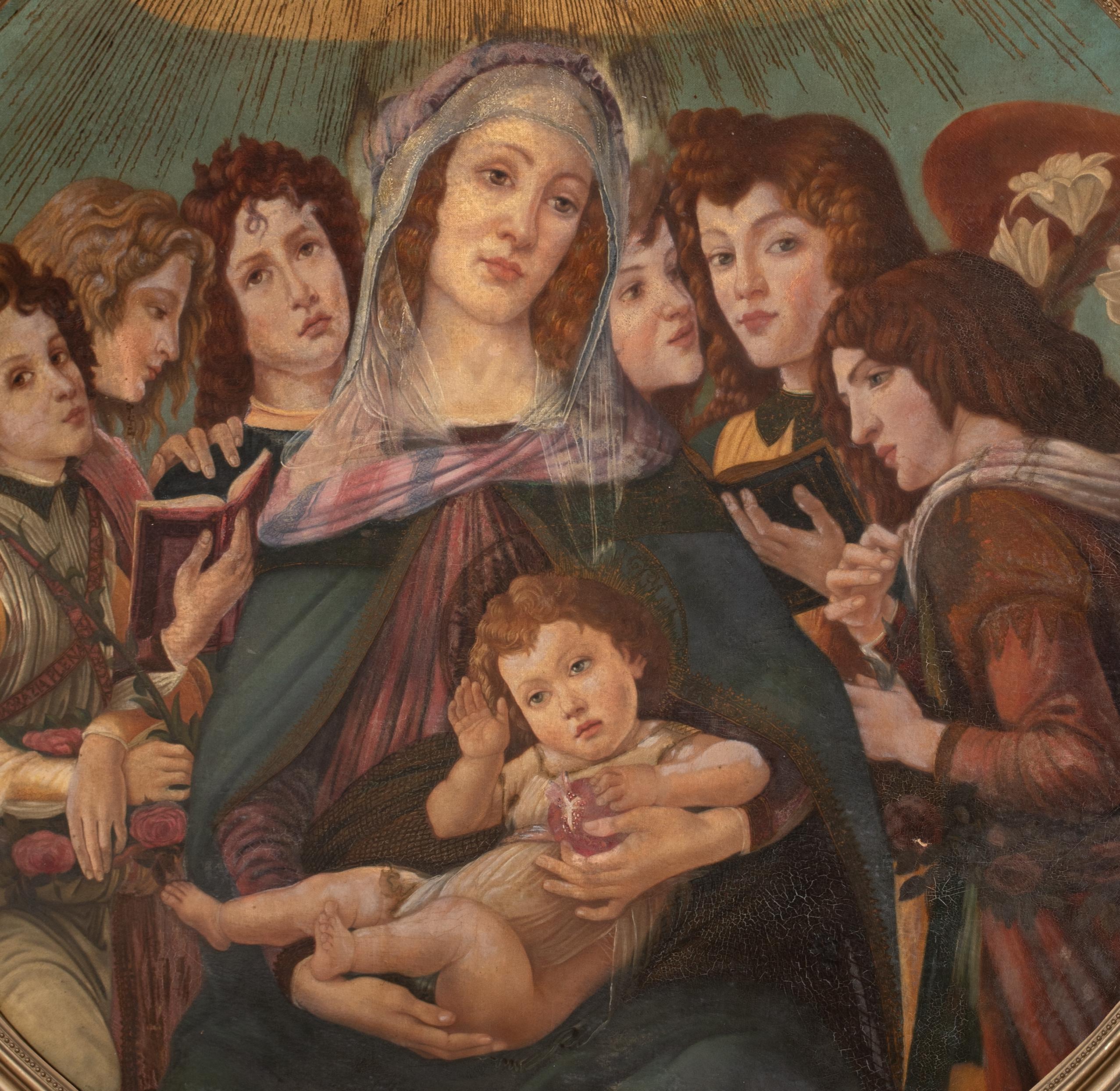 Madonna della Melagrana (Madonna mit dem Granatapfel), 17. Jahrhundert im Angebot 3