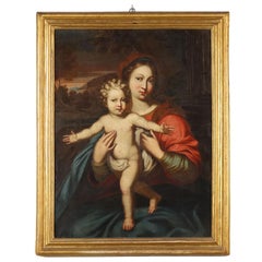 Madonna with Child painting, XVII-XVIIIthe century