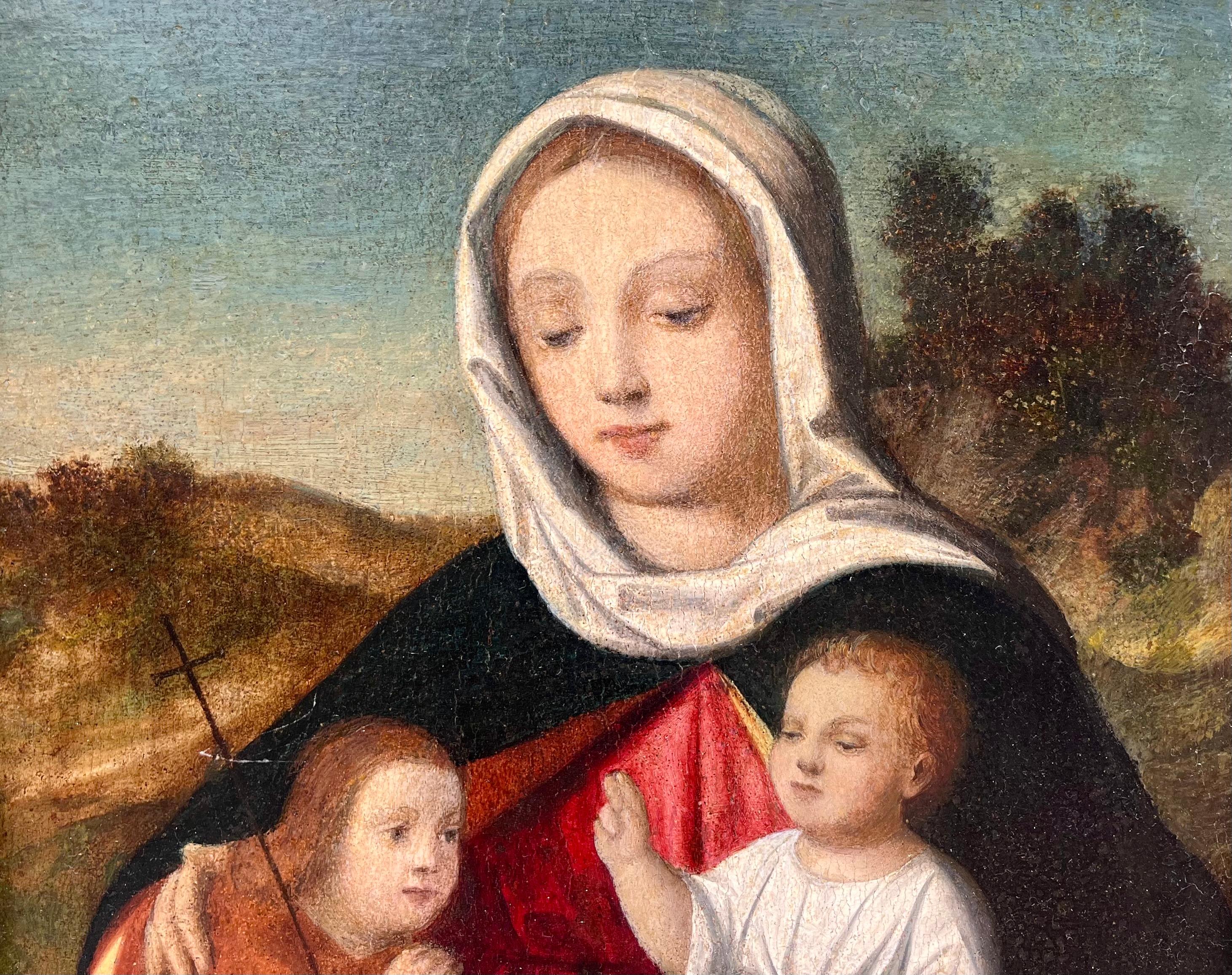 Madonna con Child & Childs e St. Johns - Painting Antichi maestri di Unknown
