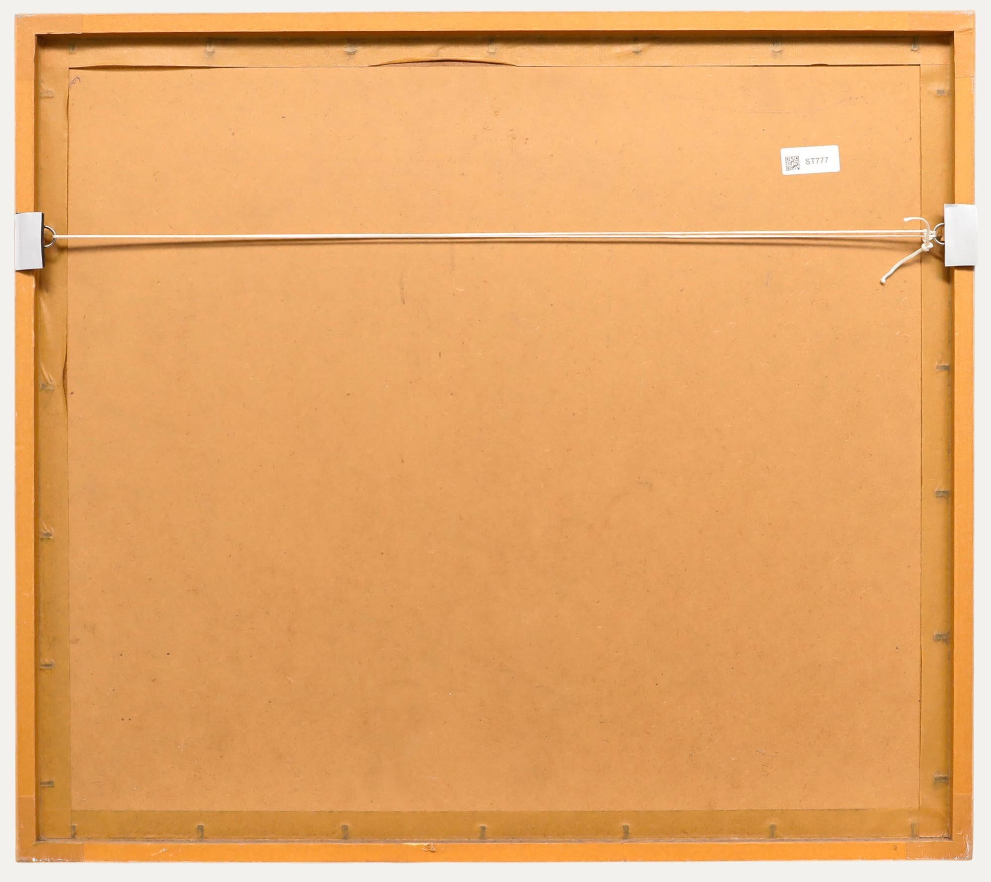 Maggie O'Brien - Kohlezeichnung des 20. Jahrhunderts, Nachdenklicher Akt (Beige), Nude Painting, von Unknown